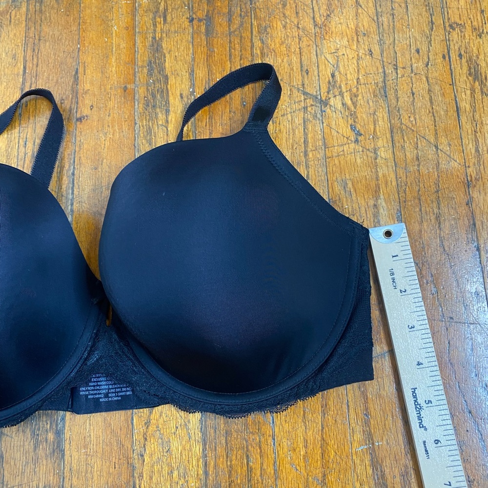 Torrid Womens Perfect T-Shirt Bra Black Size 38 DDD Lightly Lined Underwire NWOT - Picture 8 of 8